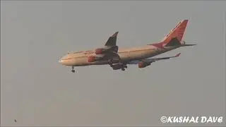 The Queen of the Skies-AIR INDIA BOEING 747-437(VT-EVA) LANDING Approaching Mumbai Airport