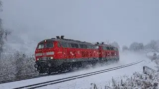 Loktauschfahrt von dem IC 119 zum IC 2012 mit 218 499 + 435
