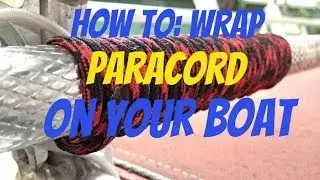 How to Paracord Wrap your Fishing Net and Steering Wheel