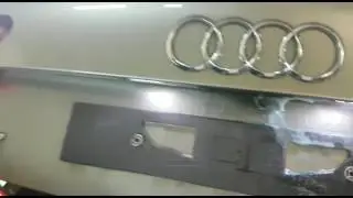 Установка оригинального омывателя камеры заднего вида на Audi A7 audi-upgrade.ru