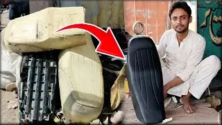 Restoration SEAT HONDA CD 70 | Amazing Skill Honda CD 70 Seat Modification | Bike Seat Restore