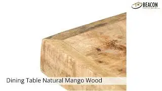 Dining Table Natural Mango Wood