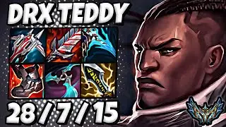 DRX Teddy Lucian vs Corki ADC [ Quadrakill ] Patch 25.14 Korea Challenger