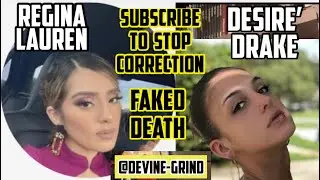 Desire&rsquo; Drake now Regina Lauren on F￼B: FBI Investigation ASAP!