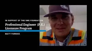 The Importance of the P.E. License - Matt Furniss - SME Foundation