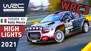 WRC3 Rally Highlights : WRC FORUM8 ACI Rally Monza 2021