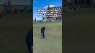 Golfers dream comes true at St Andrews 🏴󠁧󠁢󠁳󠁣󠁴󠁿 #golfers