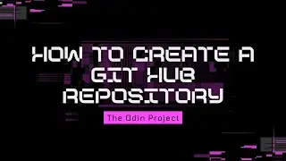 how to create a repository git hub / command line (beginner tutorial)