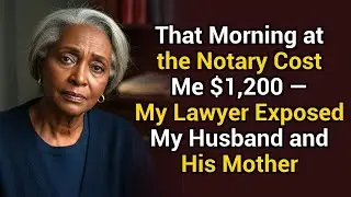 That Morning at the Notary Cost Me $1,200 &mdash; My Lawyer Exposed My Husband and His Mother