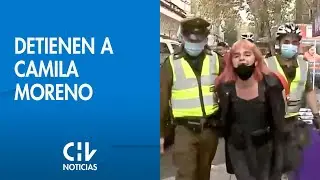 Detienen a Camila Moreno: Asegura que fue arrestada por defender a vendedores ambulantes