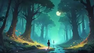 Moonlit Forest Journey 🌙 | Medieval Fantasy Lofi for Study & Relax