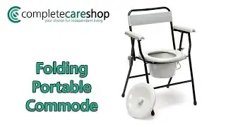 The Folding Portable Commode - Highly Portable Toileting Aid