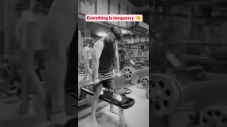Everything is temporary 🥺#gymmotivation #gym #trainwithsarthak