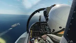 F/A-18C Case I Recovery and CAT 2 Parking | SUMSUP 25 | vCVW-22 | DCS World