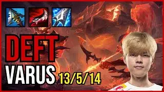 DEFT - VARUS vs TRISTANA ADC - KR Grandmaster - Patch 11.5