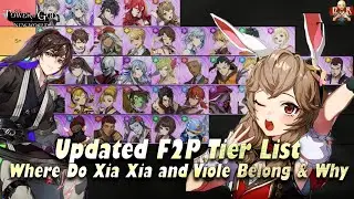 [Tower of God: New World] - F2P Tier List! Xia Xia and Viole are rated with some adjustments!