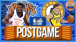 KNICKS PACERS Summer League Game 4 Postgame, Pavilion, Las Vegas, NV