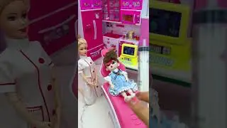 Satisfying With Unboxing Barbie Princess Doctor Toys, ASMR Video #shorts