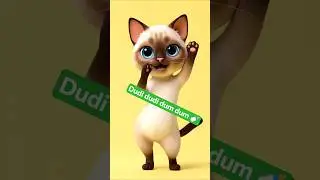cute dancing kitten | Funny Cartoon Cat Video🍼🍼#catvideos #cat #cartoon #dudidudidam