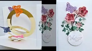 Greeting Cards  making  at home || Handmade pop-up card || Best wishes cards