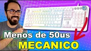 Un TECLADO MERCANICO Economico 😱 | Max Core MK852 | JxR