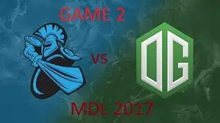 (DOTA 2) OG vs Newbee, MDL2017, game 2 Maelstorm, Inmate