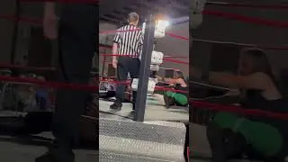 Evil Eric Porter sit-out Powerslam #amw #professionalwrestling #wwe #wrestling #prowrestling