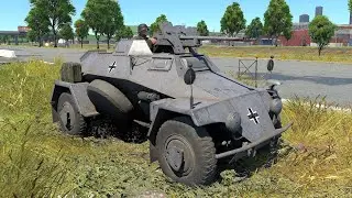 War Thunder: Sd.Kfz.221 German Light Tank Gameplay [1440p 60FPS] No Commentary