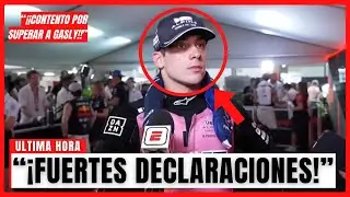 &iexcl;IMPACTANTES DECLARACIONES DE COLAPINTO POST CARRERA EN SINGAPUR!