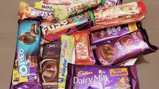 #lotsofcandies #lotsofchocolates OREO DIPPED | CADBURY LICKABLES | DAIRY MILK SILK | ALMOND CHOCO |