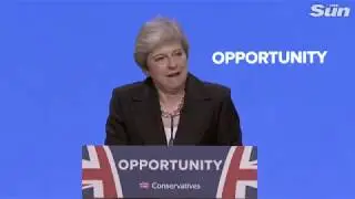 Theresa May on British business post-Brexit at the Conservative Conference