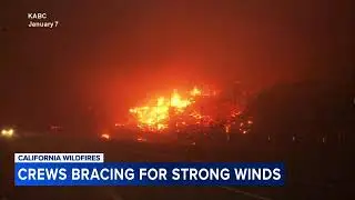 Firefighters bracing for more strong winds in Southern California