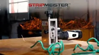 StripMeister with insane ULTRA GRIP Technology chews through all scrap wire and cable