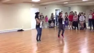 Kaelynn Kay Kay Harris and Camren Bicondova of 8 FLAVAHZ