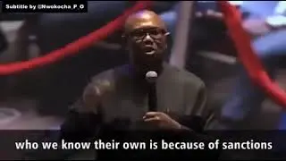 Peter Obi&rsquo;s speech at the NBA (Nigerian Bar Association), his statistics are correct. #goandverify