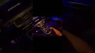 Luxury Mercedes AMG Car With Atmosphere Lights- A nice driving away -