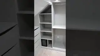 Bespoke attic dressing room