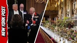 King Charles Hosts State Banquet for President Trump at Windsor Castle