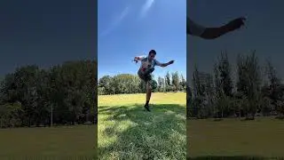 Practicando la doble vuelta al 🌎⚽️ #futbol #freestyle #chile #soccer #asmr