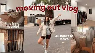 moving out of my new apartment (after only 2 months) 📦 *mold, landlord drama & unlivable conditions*
