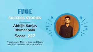 FMGE Success Story | Dr. Abhijit Sanjay Bhimanpalli, Score 227