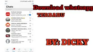 VIRALLL!!!! DOWNLOAD WHATSAPP ANDROID MIRIP IOS RC YOWA V7.70 EDITED BY DICKY