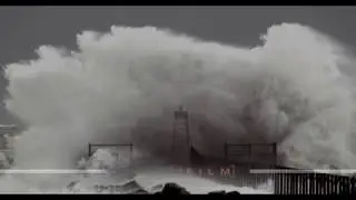 Big Waves At Danish West Coast