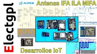 Antenas PCB MIFA ILA IFA | Análisis en Qucs y Tips de diseño IoT | Sponsor JLCPCB