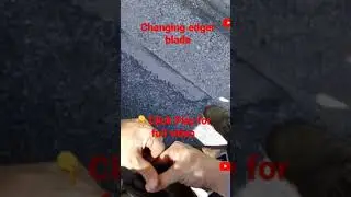 Changing Edger Blade (Stihl) #Subscribe #Lawncaretips #like #share #viral #garden