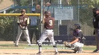 Nick Allen '17, Parker Shortstop, Freshman Year