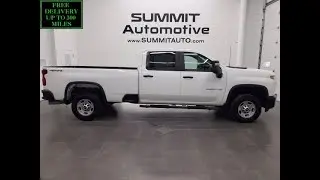 2021 CHEVROLET SILVERADO 2500 LONGBOX DURAMAX DIESEL WORK TRUCK WALK AROUND REVIEW 12315Z SOLD!