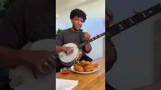 Fried Chicken and Banjo Time❤️❤️❤️❤️❤️#carterpcs  #friedchicken #fyp #viral @actuallycarterpcs
