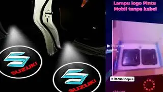 Lampu LOGO Pintu Mobil tanpa sambung kabel (sensor magnet)