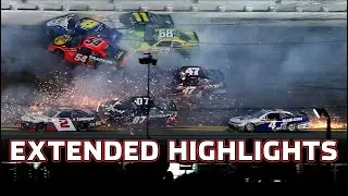 Wreck filled Xfinity Series Beef. It's What's For Dinner 300 | Extended Highlights